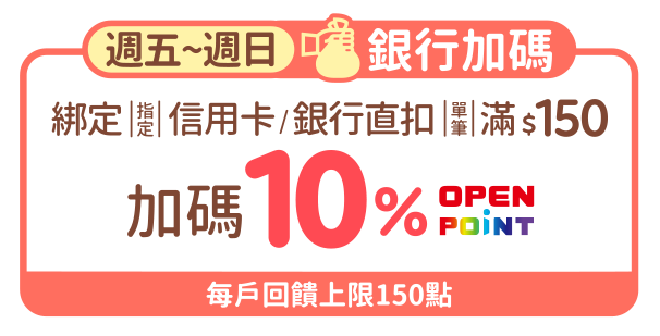 週五～週日 銀行加碼